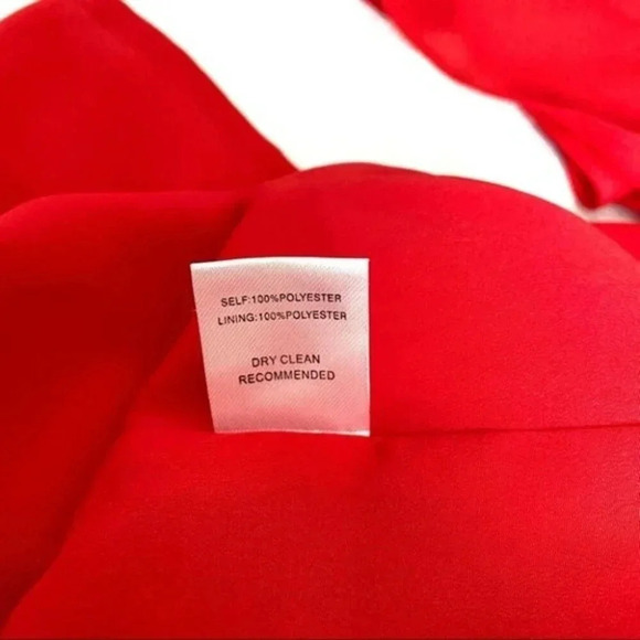 ALI & JAY Tiered Bodice Halter in Red Size M - Picture 14 of 15